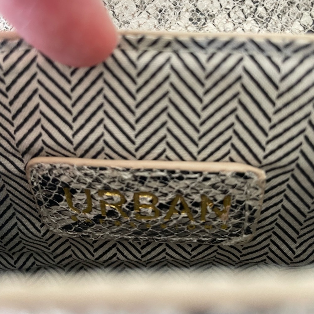 Urban Expressions Mini Python Crossbody Hand Bag - image 7